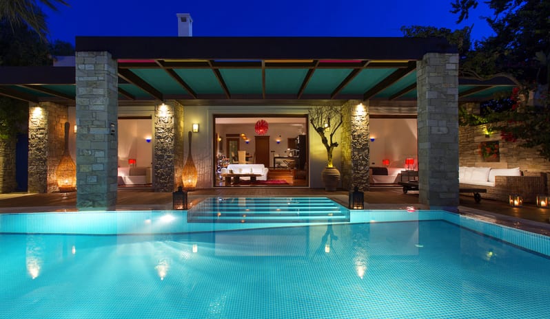 Imperial Spa Villa Night Pool